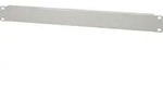 LogiLink PN101G, Bel&uuml;ftet Blindplatte, Stahl, Grau, 1 St&uuml;ck(e), 300 g