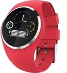 Atlanta Fitness Tracker, rot, mit rundem Farbdisplay