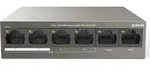 Tenda TEF1106P-4-63W, 10,100 Mbit/s, 10/100, IEEE 802.3, IEEE 802.3af, IEEE 802.3at,