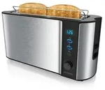 Arendo Toaster 2 Scheiben, Langschlitztoaster, Langschlitz, Edelstahl, 1000W,...