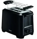 Tefal Uno, 2 Scheibe(n), Schwarz, Silber, Kunststoff, Tasten, Drehregler, 800 W -