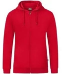 Jako Organic Kapuzenjacke Herren - Rot - Rot - 5XL