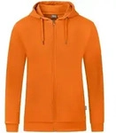JAKO Organic Kapuzenjacke Damen orange 34 - Orange - 34