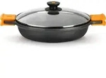 BRA Efficient, 3,1 l, Rund, Schwarz, Aluminium, Teflon Platinum Plus, Schwarz -