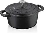 Kela 12470, 2,5 l, Schwarz, Silber, Eisenguss, 21 cm, 100 mm - Schwarz/Silber