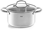 Fissler San Francisco / Edelstahl-Topf (1,9 L - &Oslash; 16 cm) Kochtopf mit Glas-Deckel,