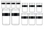 Bodum Presso, 12 St&uuml;ck(e) - Schwarz/Transparent