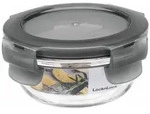 Lock und Lock Boroseal Glas-Multifunktionsbox bis 400&deg;C ofenfest, grau rund...