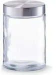Zeller Vorratsglas, 1100 ml, Edelstahldeckel &Oslash;11x16,5 - Silber/Transparent