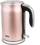 Fakir 40 02 001, 1,7 l, 2200 W, Rot, Edelstahl, Wasserstandsanzeige,