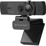 Conceptronic AMDIS08B 4K-UltraHD Weitwinkel-Webcam - Schwarz