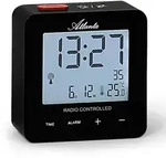Atlanta Atlanta 1882/7 schwarz Funkwecker, Touch-Sensor - Schwarz