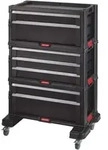 Keter 238557, Trolley-Koffer, 13,9 kg, Schwarz - Schwarz