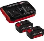 Einhell Power X-Change PXC-Starter-Kit 2x 4,0Ah & Twincharger Kit - Schwarz