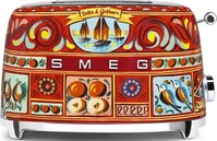 SMEG TSF01DGEU, SMEG Toaster D&G TSF01DGEU Dolce& Gabbana Rot