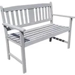 Garden Pleasure Gartenbank 2-Sitzer B 110 x T 56,5 x H 86 cm, aus Eukalyptusholz, in