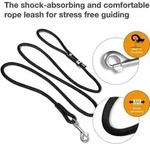 Curli Stretch Comfort Leash, Hund, Standardleine, Schwarz, Kabel/Schnur, 25 kg,