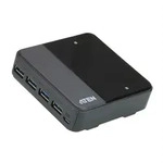 ATEN US234 USB 3.0-Peripherieger&auml;te-Switch mit 2 Ports - Schwarz