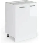 K&uuml;chenunterschrank Vicco R-Line Wei&szlig; Hochglanz 60 cm ohne Arbeitsplatte, Model