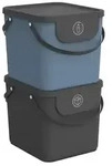 Rotho Aufbewahrungsbox Set 3tlg. 40L Albula - Kunststoffbox mit Deckel -...