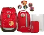 Ergobag Pack K&uuml;ss den B&auml;r Schulrucksack Set 6tlg. - bordeaux