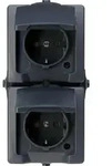 Nautic WCD 2V RA Verticaal Antraciet - Grau