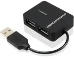 Conceptronic Travel 4 Ports USB Hub, USB 2.0, 480 Mbit/s, Windows XP, Windows...