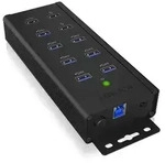 ICY BOX IB-HUB1703-QC3, 7 Port USB 3.2 Gen 1 mit 1x QC 3.0 Ladeanschluss + 2x BC 1.2