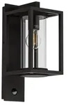 Lucande Au&szlig;enwandlampe Ferda, Sensor Fassung unten anthrazit - Schwarz