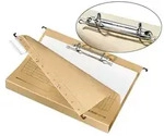 Herlitz H&auml;ngetaschen natronbraun 8 St. - Braun