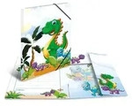 HERMA Sammelmappe aus Karton DIN A3 &ndash; Dinos - Bunt