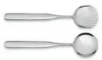 Alessi Collo-Alto,Salad Set (Art.-Nr. IS02/14, EAN 8003299390977) - Silber