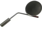DURAVIT Klappengarnitur f&uuml;r Trockenklosett, Edelstahl 0050230000 - Silber