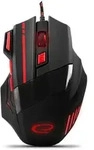 Esperanza EGM201R Maus USB Typ-A Optisch 2400 DPI rechts - Schwarz/Rot