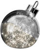 Sompex LED Dekoleuchte Ornament Große Weihnachtskugel mit Beleuchtung smoke 20 cm