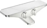 Hansa Wannen-Thermostat HANSAEMOTION AP, Glas, in Umstell. m Absp, chr./we -