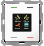 MDT Taster Smart 55 4-fach mit Farbdisplay und Temperatursensor