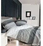 Janine Design Mako-Satin-Bettw&auml;sche-Garnitur PALERMO 3076 Farbe platin graphit