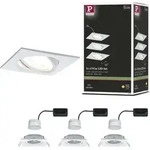 Paulmann LED Einbauleuchte Nova 3er-Set schwenkbar - Wei&szlig;