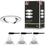 Paulmann LED Einbauleuchte Nova Basisset schwenkbar - Silber
