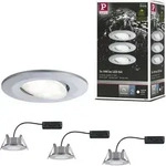 Paulmann LED Einbauleuchte Calla Basisset schwenkbar - Silber