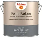 Alpina Feine Farben Wandfarbe No. 34 Kunst der Linie - expressives graphitgrau 2,5 L