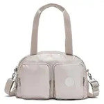 Kipling COOL DEFEA Mittelgro&szlig;e Schultertasche, Metallic Glow (Silber) - Silber
