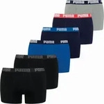 Puma Basic Boxershorts Herren (6-pack) - Blau - M