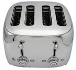 Smeg TSF03SSEU, 4 Scheibe(n), Chrom, Stahl, Tasten, Niveau, Drehregler, 50's Style,