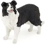 Papo Border Collie, Sammelfigur, Film & TV-Serien, 30 g - Wei&szlig;