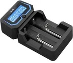 XTAR X2 Zylinder-Ladeger&auml;t f&uuml;r Li-Ion 18650 Akkus - Schwarz