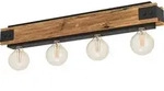 LAYHAM Wand-/Deckenleuchte Lampe Beleuchtung - L76 x B8,5 x H10 cm - braun, schwarz -
