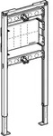 GE Duofix Element f&uuml;r Dusche und Badewanne 98-112 cm Wandarmatur UP - Wei&szlig;