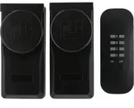 UNITEC Funkfernschalter-Set 2+1 f&uuml;r den Au&szlig;enbereich - Schwarz
